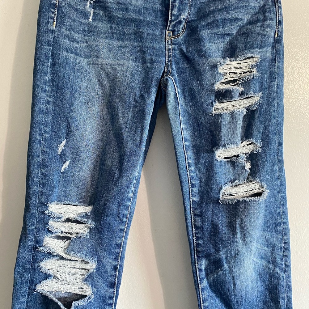 Hi Rise Frayed Jeggings - Picture 5 of 10